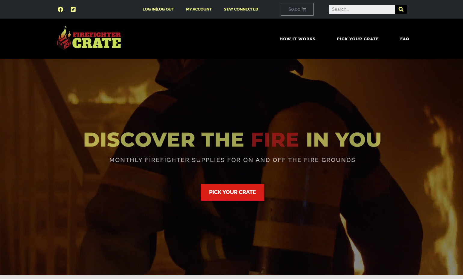 Firefighter Crate