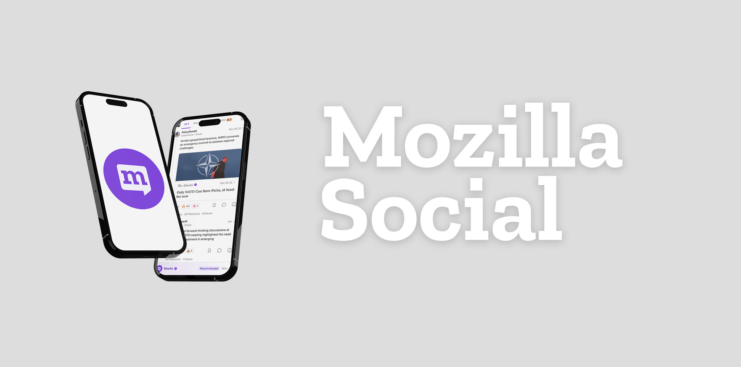 Mozilla Social App Header