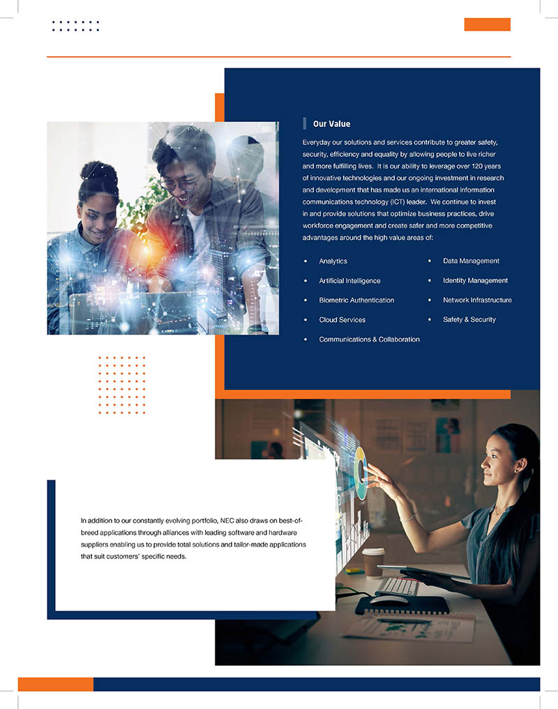 NEC Brochure Cover