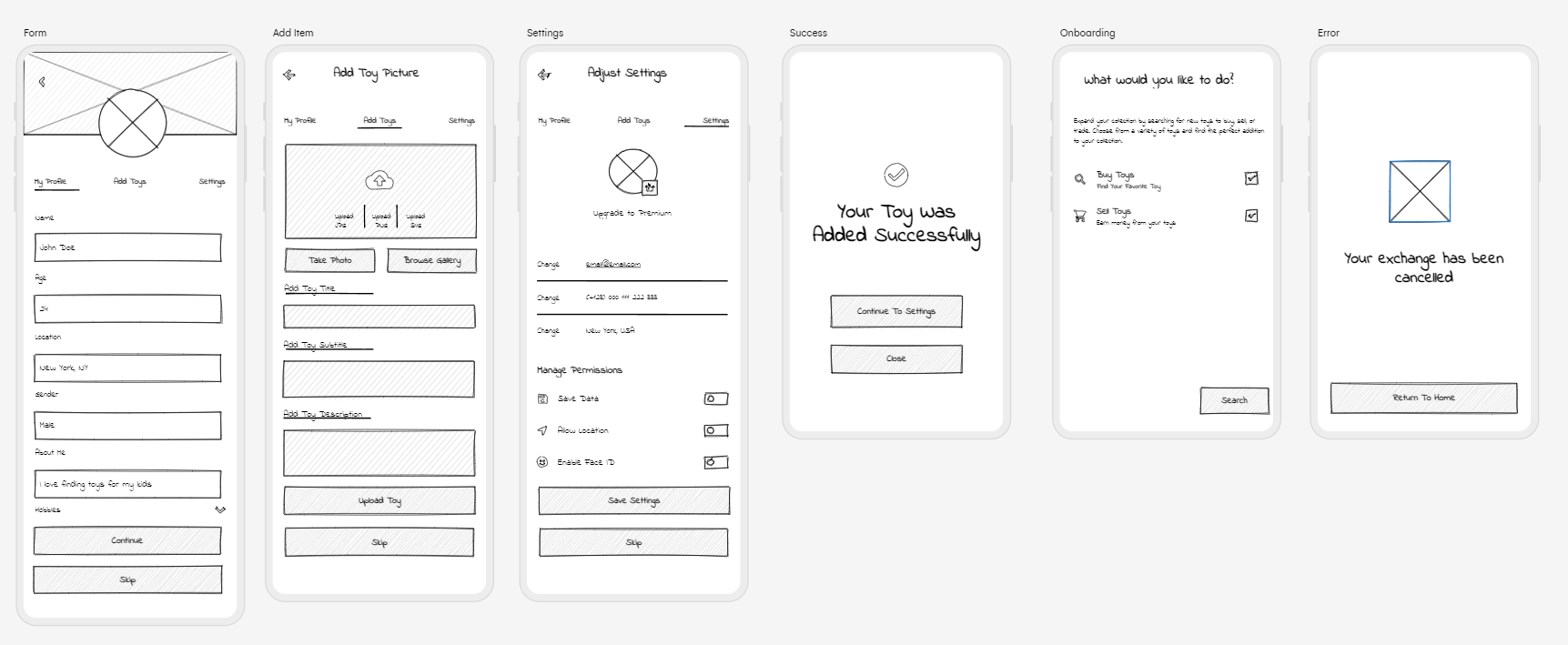 Wireframes